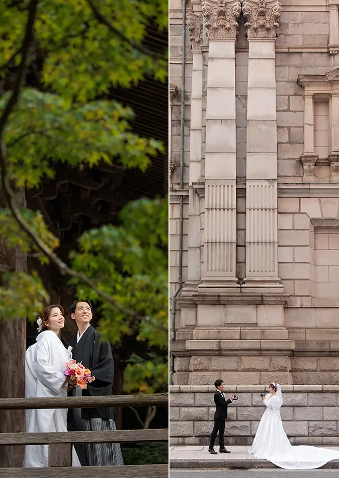 鎌倉和装30分＋横浜洋装30分撮影プラン
