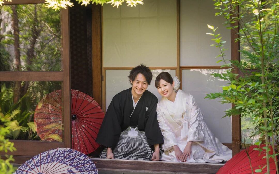 鎌倉の古民家スタジオ＋隣の神社で2ポーズの例