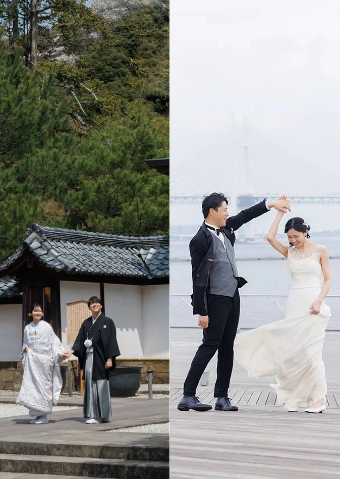 kamawa60yokoyo60 2エリアプラン新発売記念(鎌倉和装1時間+横浜洋装30分撮影)