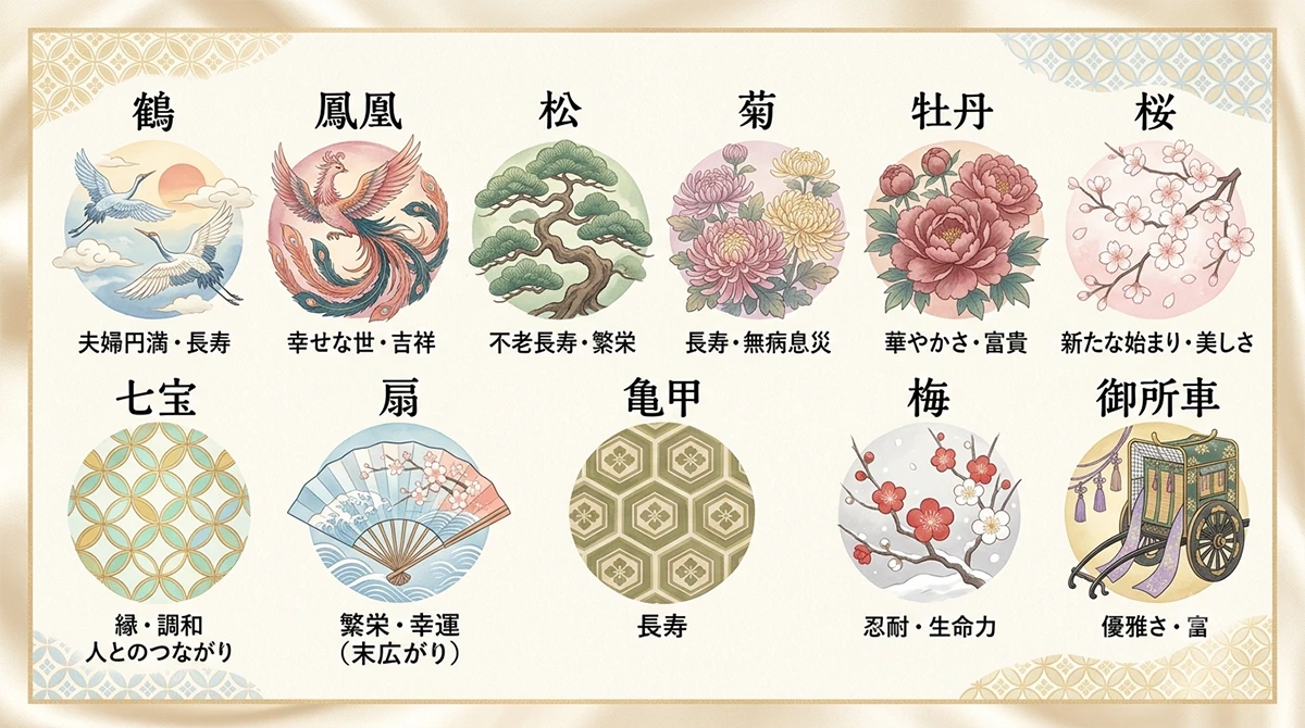和装の柄についての解説