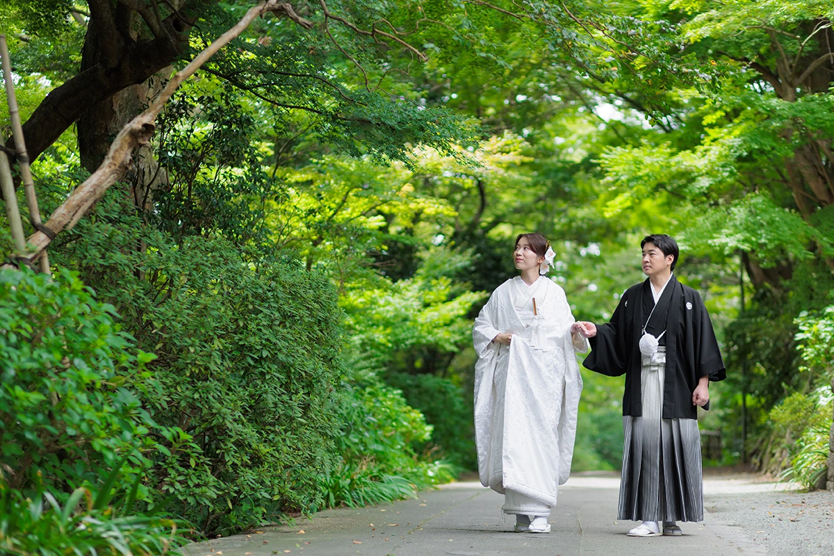 初夏の妙本寺で撮る和装前撮り