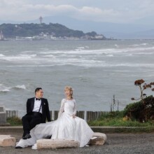 鎌倉・稲村ガ崎 2024.07.11 光と海に包まれる稲村ガ崎で、永遠を誓う一枚を撮影