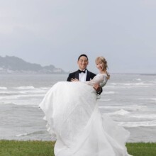 鎌倉・稲村ガ崎 2024.07.11 波音響く稲村ガ崎で、ふたりらしい特別な瞬間を写真に閉じ込める