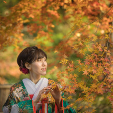 鎌倉・浄智寺 2021.12.17 歴史ある浄智寺と紅葉に彩られた和装前撮り。上品で季節感あるウェディングフォト