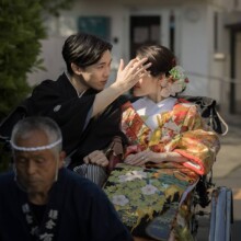 鎌倉・街並み/人力車 2022.05.04 鎌倉の街並みを背景に、人力車と和装で叶える特別な一枚