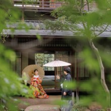 東京・旧安田楠雄邸 2023.09.29 旧安田楠雄邸庭園を貸切り、縁側で撮る和装前撮りフォトセッション