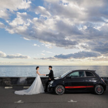 鎌倉・七里ガ浜 2023.12.01 七里ガ浜の自然と調和したロケーションで、ふたりらしい笑顔あふれる撮影を楽しむ