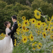東京・昭和記念公園 2023.08.06 四季折々の花と緑に囲まれた昭和記念公園で残す、洋装フォトウェディング