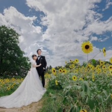 東京・昭和記念公園 2023.08.06 広大な緑と季節のお花に包まれる昭和記念公園での前撮り撮影