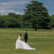 東京・昭和記念公園 2023.08.06 緑豊かな昭和記念公園で撮る、自然体の洋装前撮りフォト