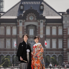 東京・東京駅/丸の内周辺 2023.04.21 東京駅で叶える和装の前撮りウェディングフォト