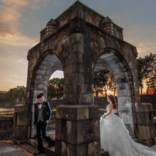 東京・東京駅/丸の内周辺 2022.12.09 東京駅周辺の街並みならではを残す洋装前撮り