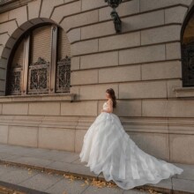 東京・東京駅/丸の内周辺 2022.12.09 丸の内ビル群と東京駅舎を活かしたモダン&クラシックな前撮り撮影