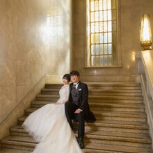 東京・東京国立博物館 2023.10.08 東京国立博物館を貸し切り、大階段で叶える洋装前撮りウェディング