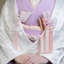 京藤絞り‐市松模様