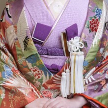 京藤絞り‐紫