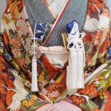 黒絞り‐青