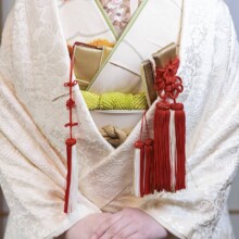 鶴紋‐赤金