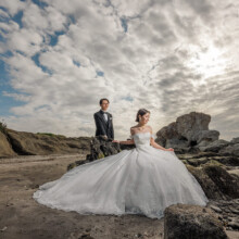 鎌倉・葉山海岸 202303.28 葉山の海風を感じながら、エレガントなウェディングフォトを撮影